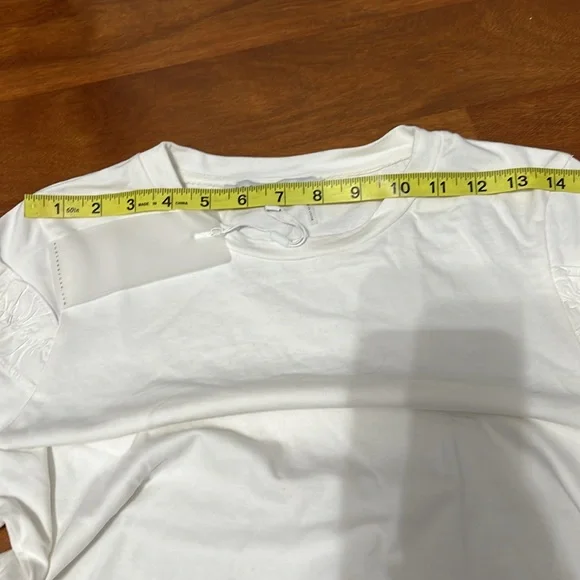 Endless Rose White Ruffle Sleeve Shirt - Picture 7 of 8